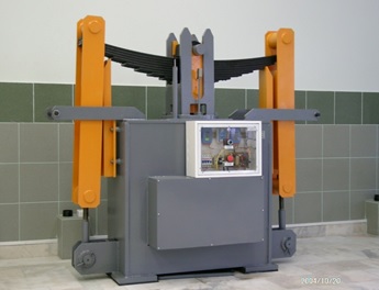Автоматизированный стенд контроля листовых рессор