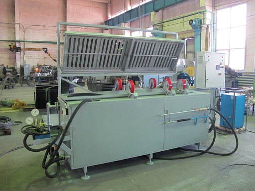 Участок мойки и испытания резервуаров