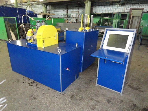 Автоматизированный стенд для обкатки и испытания топливных насосов высокого давления (ТНВД) дизелей типа Д49