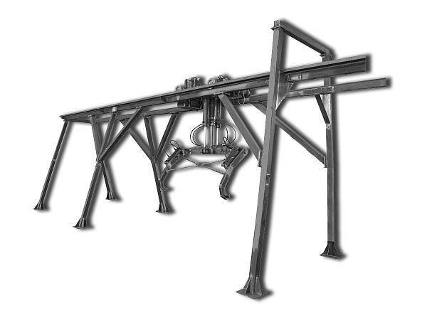 Механизированная линия для перемещения осей колесных пар