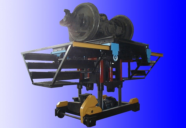 Скатоподъемник для замены колесно-моторного блока локомотива