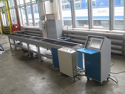 Стенд для испытания деталей электропоезда на растяжение 